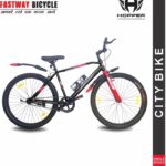 Fastway Bicycle Hopper Jetpro 26T Black, With 90% Assembled 26 T Road Cycle(Single Speed, Black)