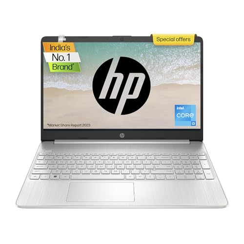 Hp Laptop 15S, 12Th Gen Intel Core I3, 15.6-Inch (39.6 Cm), 8Gb Ddr4, 512Gb Ssd, Thin & Light, Dual Speakers (Win 11, Mso 2021, Silver, 1.69 Kg), Fq5007Tu / Fq5327Tu