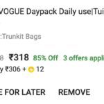 Provogue 25L Backpack @199.Add 2 Qty & Get Each at Rs.169