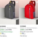 🔥GRAB : Backpack From ₹178👉