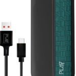 Play 10000 Mah 22.5 W Power Bank(Black-Teal, Lithium Polymer, Fast Charging, Power Delivery 3.0, Quick Charge 3.0 For Laptop, Mobile)