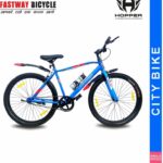 Fastway Bicycle Hopper Jetpro 26T Blue, With 90% Assembled 26 T Road Cycle(Single Speed, Blue, Rigid)