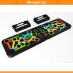 Shopeleven Portable Push Up Board System, 14-In-1 Body Building Exercise Tools Workout Push-Up Bar(Multicolor)