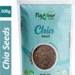 Flavour Veda Raw Chia Seeds For Weight Loss With Omega 3 , & Fiber, Calcium Rich Chia Seeds(200 G)