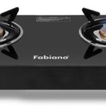 Fabiano 2 Burner With Toughened Glass Isi Marked & 2 Years Door Step Warranty Glass Manual Gas Stove(2 Burners)