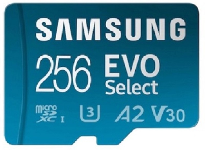 Samsung Evo Select 256 Gb Microsdxc Class 10 130 Mb/S  Memory Card(With Adapter)