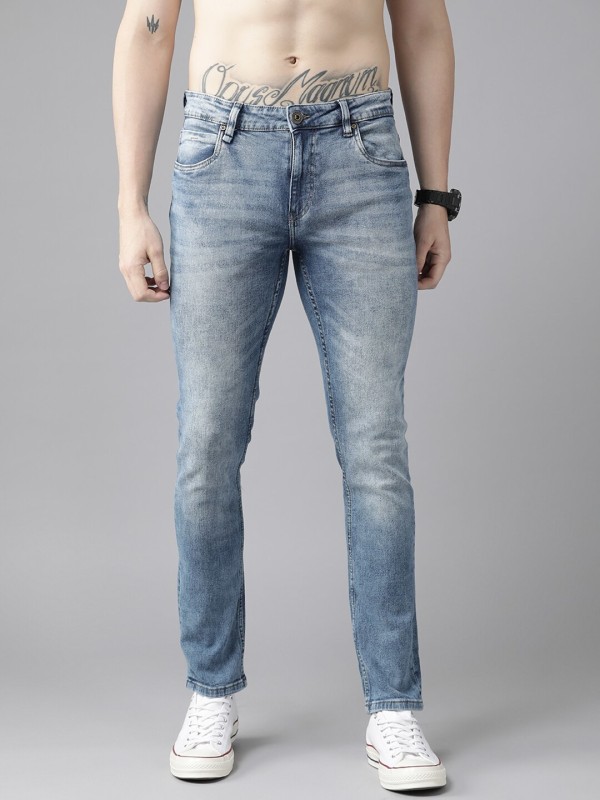 Roadster Skinny Men Dark Blue Jeans