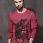 Roadster Graphic Print, Typography Men Round Neck Maroon T-Shirt