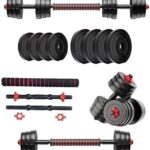 Jasmine 10Kg (2.5Kg X 4) Pvc Dumbbell Set Home Gym Kit