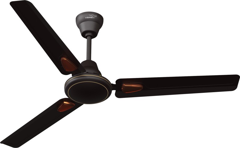 V-Guard Windle Deco As 1 Star 1200 Mm 3 Blade Ceiling Fan(Matte Brown, Pack Of 1)