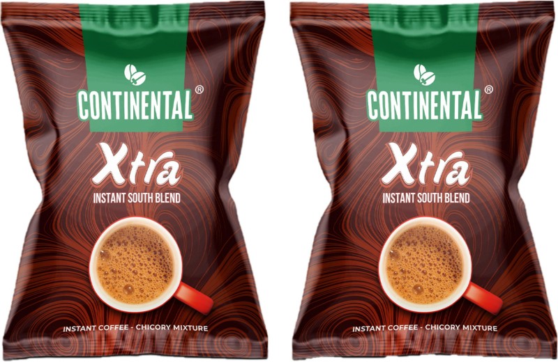 Continental Xtra Pouch Instant Coffee(2 X 50 G, Chicory Flavoured)