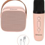 Tp Troops Mini Portable Karaoke Machine Rechargeable Hd Stereo Adjustable Volume 15 W Bluetooth Party Speaker(Beige, 5.1 Channel)