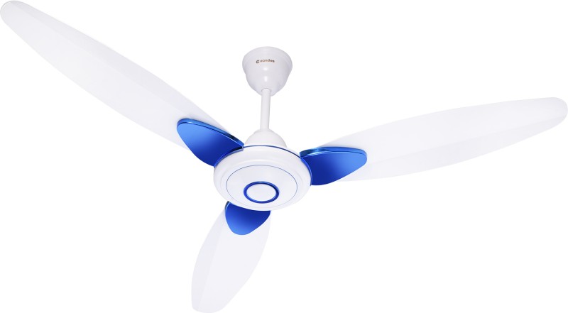 Candes Florence 3 Star 1200 Mm Anti Dust 3 Blade Ceiling Fan(White Blue, Pack Of 1)