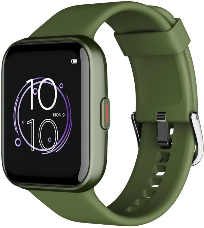 Boat Wave Connect With Bluetooth Calling, Voice Assistant And 1.69″ Hd Display Smartwatch(Green Strap, Free Size)