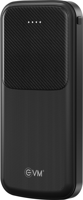 Evm 10000 Mah Power Bank(Black, Lithium Polymer, Fast Charging For Mobile, Laptop, Tablet)