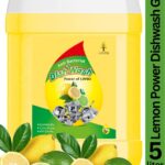 Mkrb Germs Protection Fast Cleansing & Antimicrobial Action With Lemon Power Dishwash Dish Cleaning Gel(Lemon Flavor, 5 L)