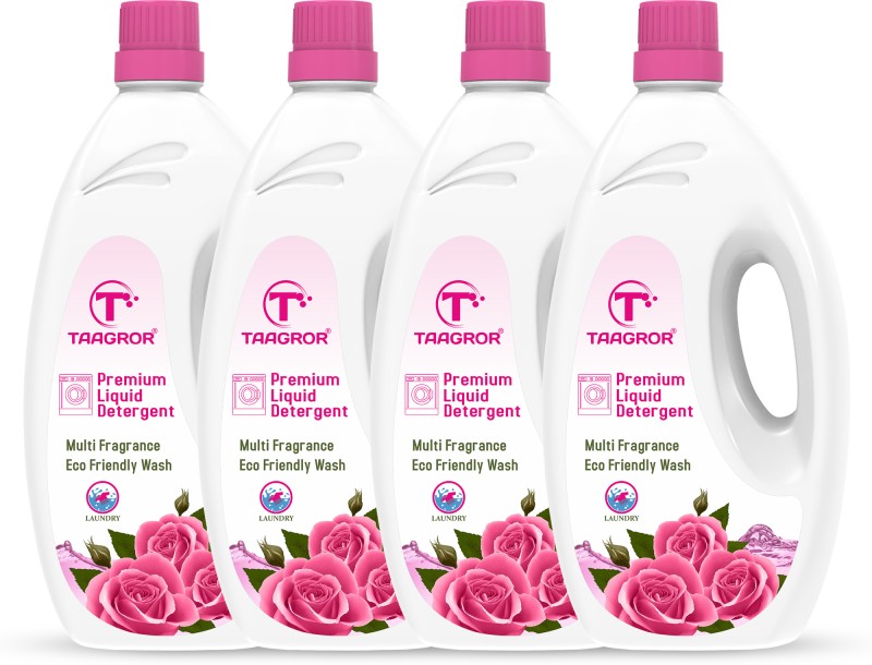 Taagror Fluff Liquid Detergent Multi-Fragrance Liquid Detergent (4*1 L) Multi-Fragrance Liquid Detergent(4 X 1 L)