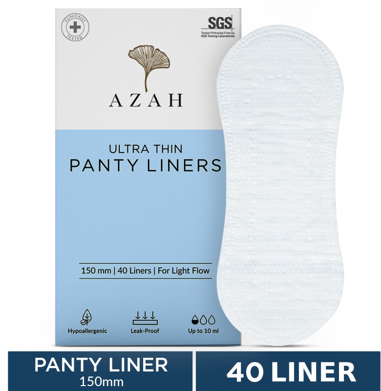 Azah Ultra- Soft Panty Liner- Pack Of 40 Liners | Daily Use Liners For Women Pantyliner(Pack Of 40)