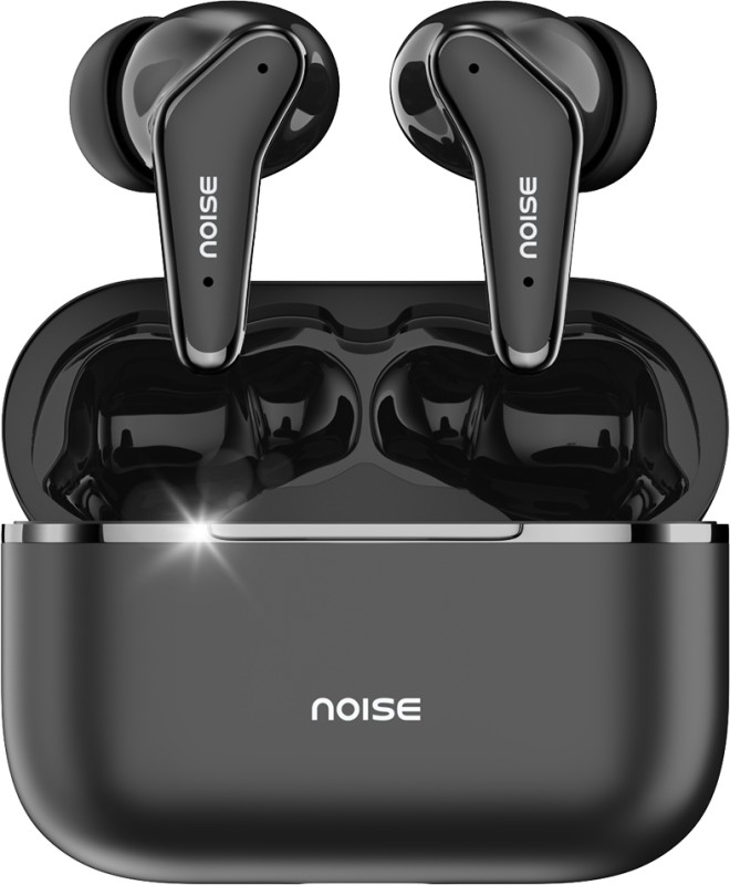 Noise Buds Vs102 Elite With 50Hr Playtime, Enc, Quad Mic, Chrome Finish Flybird Design Bluetooth Headset(Carbon Black, True Wireless)