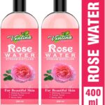 Ventina Organics 100% Natural Rose Water Face Toner For Glowing Skin For All Skin Type Men & Women(400 Ml)