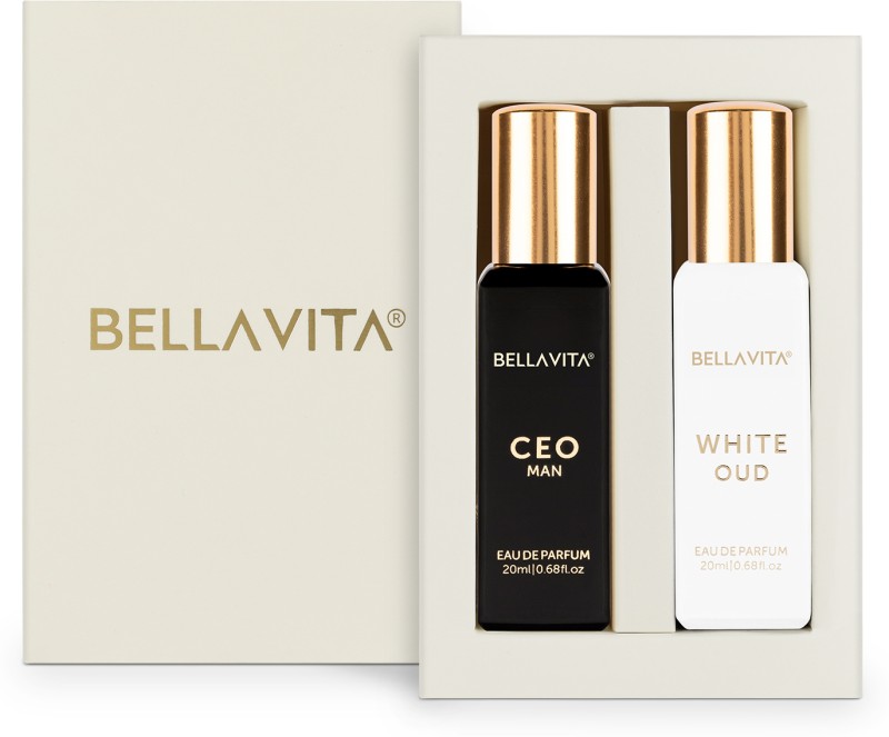 Bellavita Ceo Man Perfume & White Oud Perfume Combo| Citrus & Woody Notes |Long Lasting| Eau De Parfum  –  20 Ml(For Men & Women)