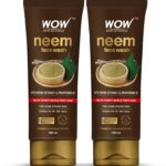 Wow Skin Science Neem  | Purifies Skin | Unclogs Pores | Fights Acne | Calms Skin Face Wash(200 Ml)