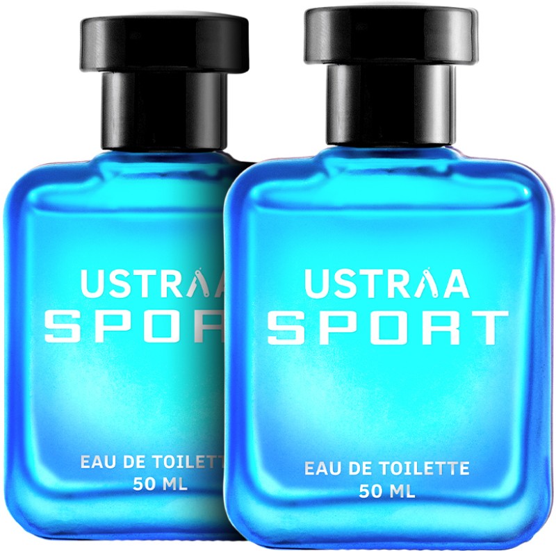 Ustraa Sport Edt Perfume – Set Of 2 Eau De Toilette  –  100 Ml(For Men)