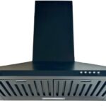 Ruwa Viva 60 Black Wall Mounted Chimney(Black 800 Cmh)