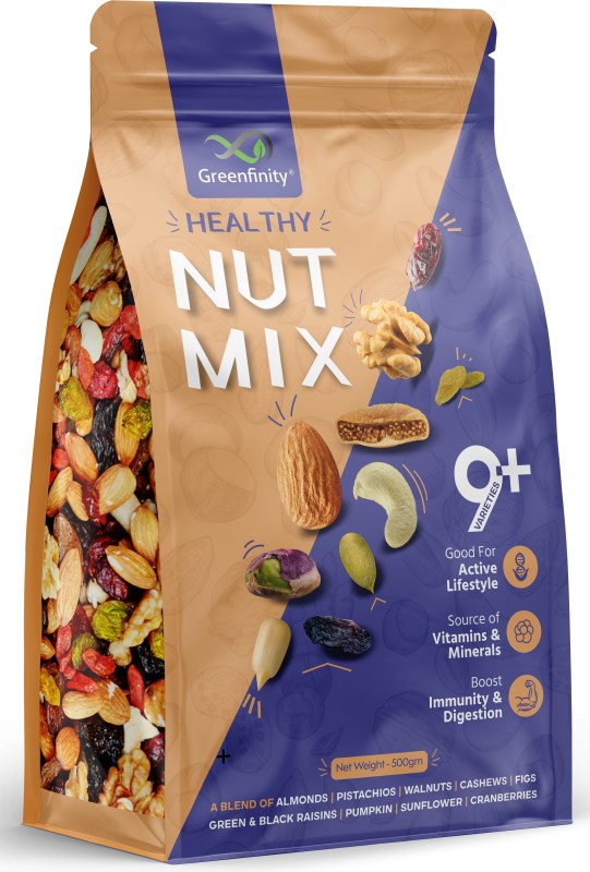 Greenfinity Healthy Nutmix | Mixed Dryfruits | Source Of Vitamin And Minerals(1000 G)