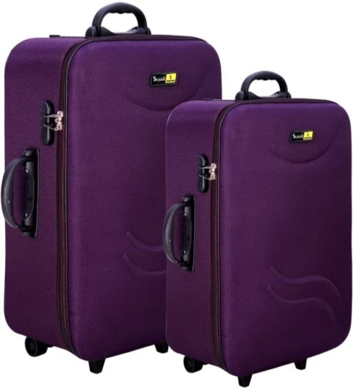 Rm Collection Starpurplex1 Combo 20 & 24 Inch Cabin & Check-In Set 2 Wheels – 24 Inch