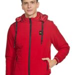 Cazibe Men Jacket (14743Bt_Red_L)