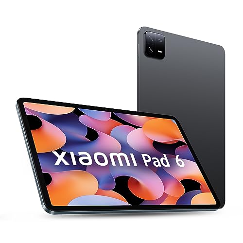 Xiaomi Pad 6| Qualcomm Snapdragon 870| Powered By Hyperos |144Hz Refresh Rate| 8Gb, 256Gb| 2.8K+ Display (11-Inch/27.81Cm) Tablet| Dolby Vision Atmos| Quad Speakers| Wi-Fi| Gray