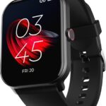 Beatxp Marv Neo 1.85” Hd Display Bluetooth Calling , Health Tracking & Ip68 Smartwatch(Electric Black Strap, Free Size)