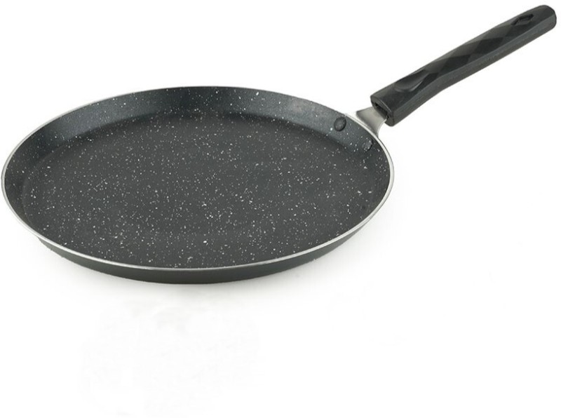 Kreme Cookwell Series Nonstick Granite Non-Induction Flat Dosa Tawa 28 Cm Diameter(Aluminium, Non-Stick)