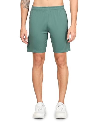 Technosport Men’S Active Shorts – (Msp608Htgmed_Hunter Green_M) Pack Of 1