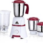 Athots Hardy Pro Powerful Hybrid 100% Copper Motor 750 Mixer Grinder (4 Jars, Light Brown , White)