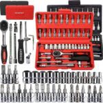 Dhyey Enterprise 46 In 1 Pcs Tool Kit & Screwdriver Car Repair Tools, Adapter For Bike, Etc Standard Screwdriver Set(Pack Of 46)