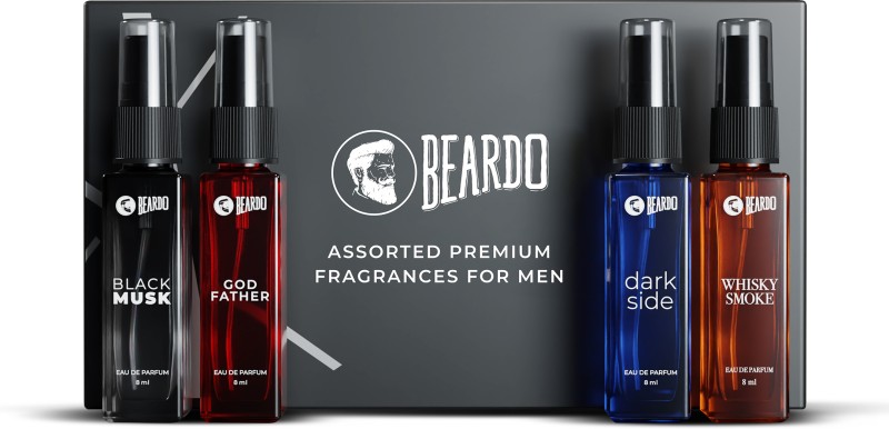 Beardo Assorted Premium Perfume Gift Set For Men | Long Lasting Fragrances | 4 X 8 Ml Eau De Parfum  –  32 Ml(For Men & Women)