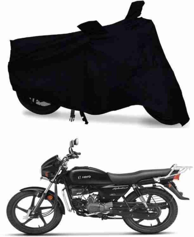 Exciting Collections Two Wheeler Cover For Hero(Splendor, Black)