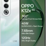 Oppo K12X 5G With 45W Supervooc Charger In-The-Box (Breeze Blue, 128 Gb)(6 Gb Ram)