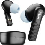 Mivi Duopods D3 Tws,13Mm Driver,Rich Bass,50H Playtime,Ai Enc,Low Latency,Type C,5.3 Bluetooth Headset(Cobalt Black, True Wireless)