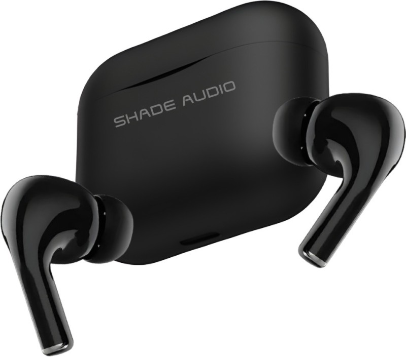 Shade Audio Xeno Pro Tws Airbuds|Sweat Proof|30H Playtime|Bass Pods Headphone|Touch Earbuds Bluetooth Gaming Headset(Premium Black, True Wireless)