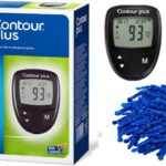 Contour Plus Glucometer + 1 Lancing Device + 100 Pcs Lancets Glucometer(Black)