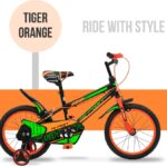 Hi-Fast Fighter 16 Inch Kids Cycle For 5 To 8 Years Boys & Girls (Semi-Assembled) 16 T Bmx Cycle(Single Speed, Orange, Rigid)